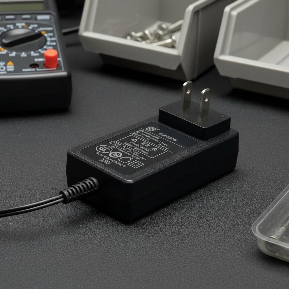 Adjustable Switching Power Adapter, DC, 12V, Home