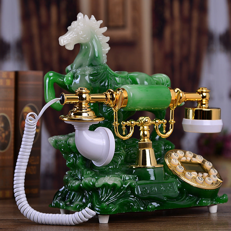 American Retro Wired Telephone with Caller ID and Number Storage