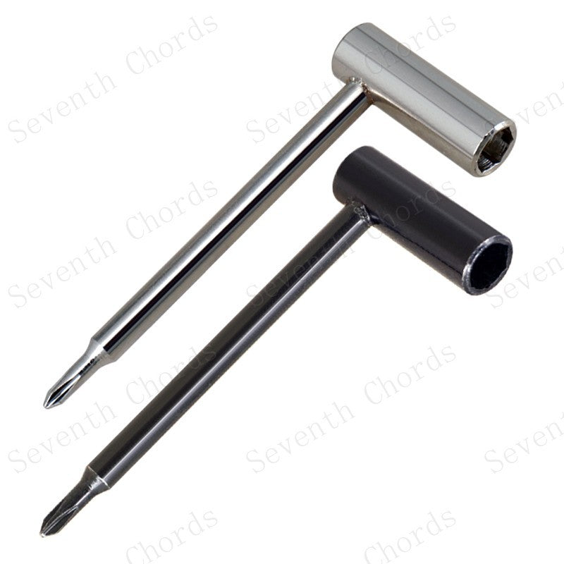 Guitar Neck Adjustment Wrench Set with Hex Sockets 7MM/8MM/6.35MM