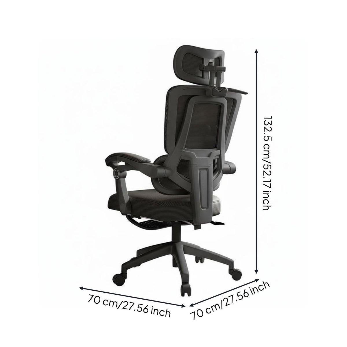 Thick Padded Seat Ergonomic Office Chair Built-in Hanger Adjustable Support Chair for Gamers