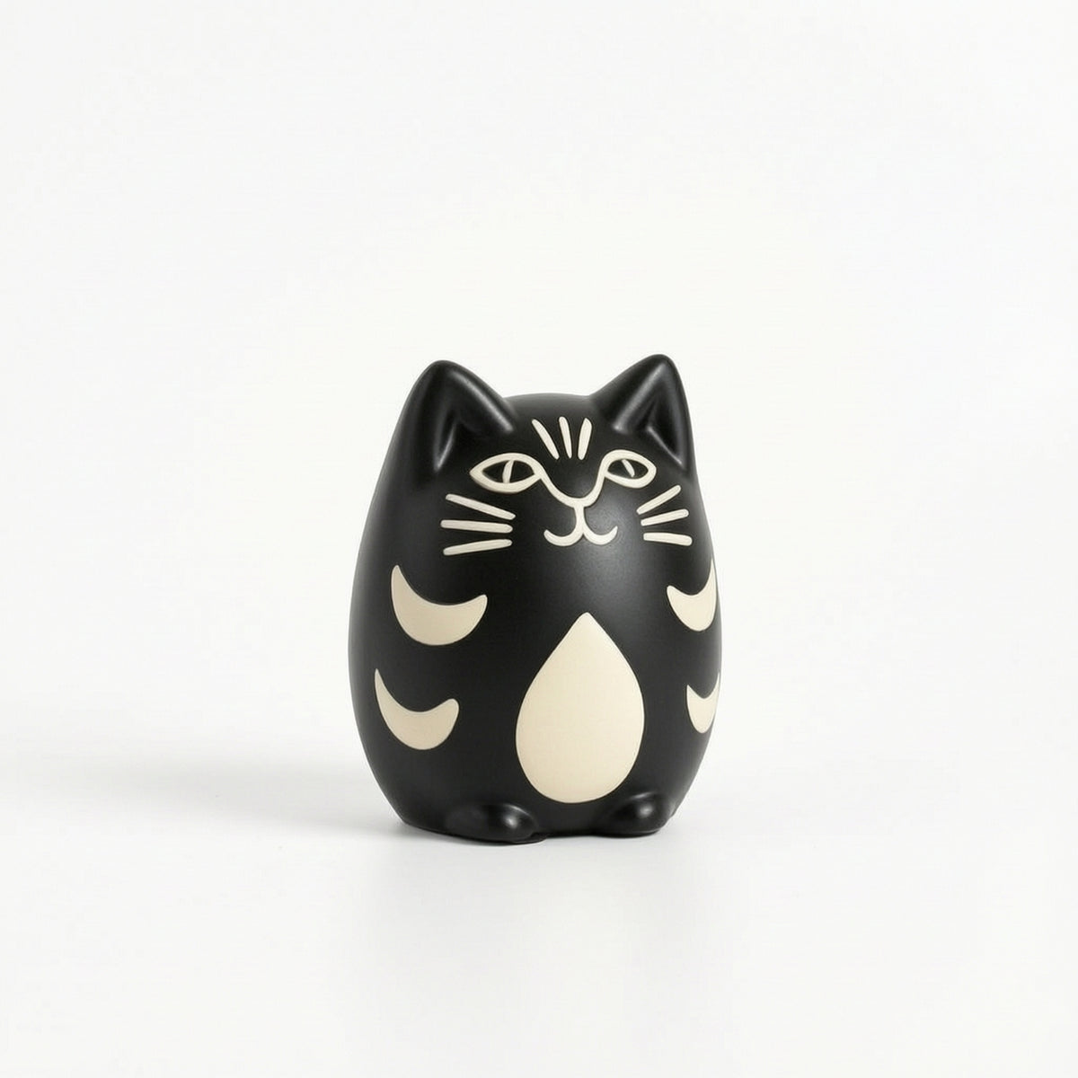 Cat Figurine Whimsical Cat Ornament Quirky for Desk, Bookshelf