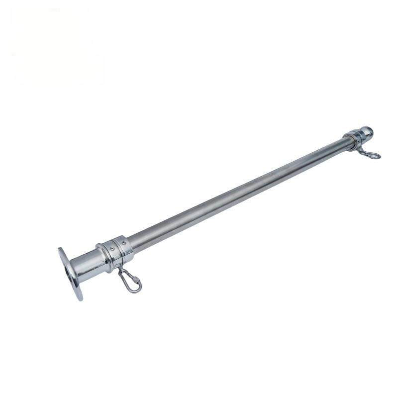 Rotating Stainless Steel 316 Wall-Mounted Flagpole, Anti-Tangle, 18-57 Inch