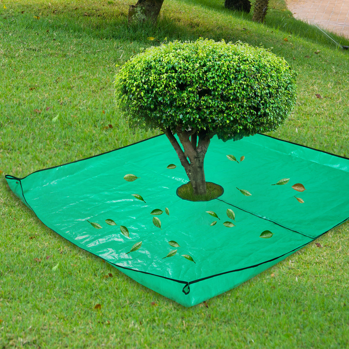 Large Garden Leaf Collection Mat for Commercial Landscaping
