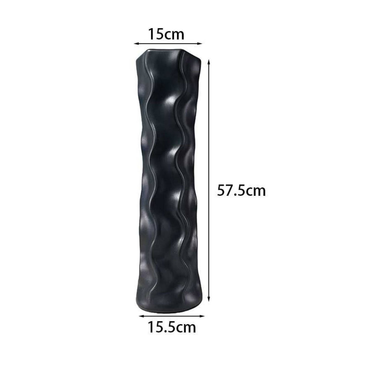 Modern Floor Vase Freestanding Tall Standing Vase Glossy Finish for Entryway