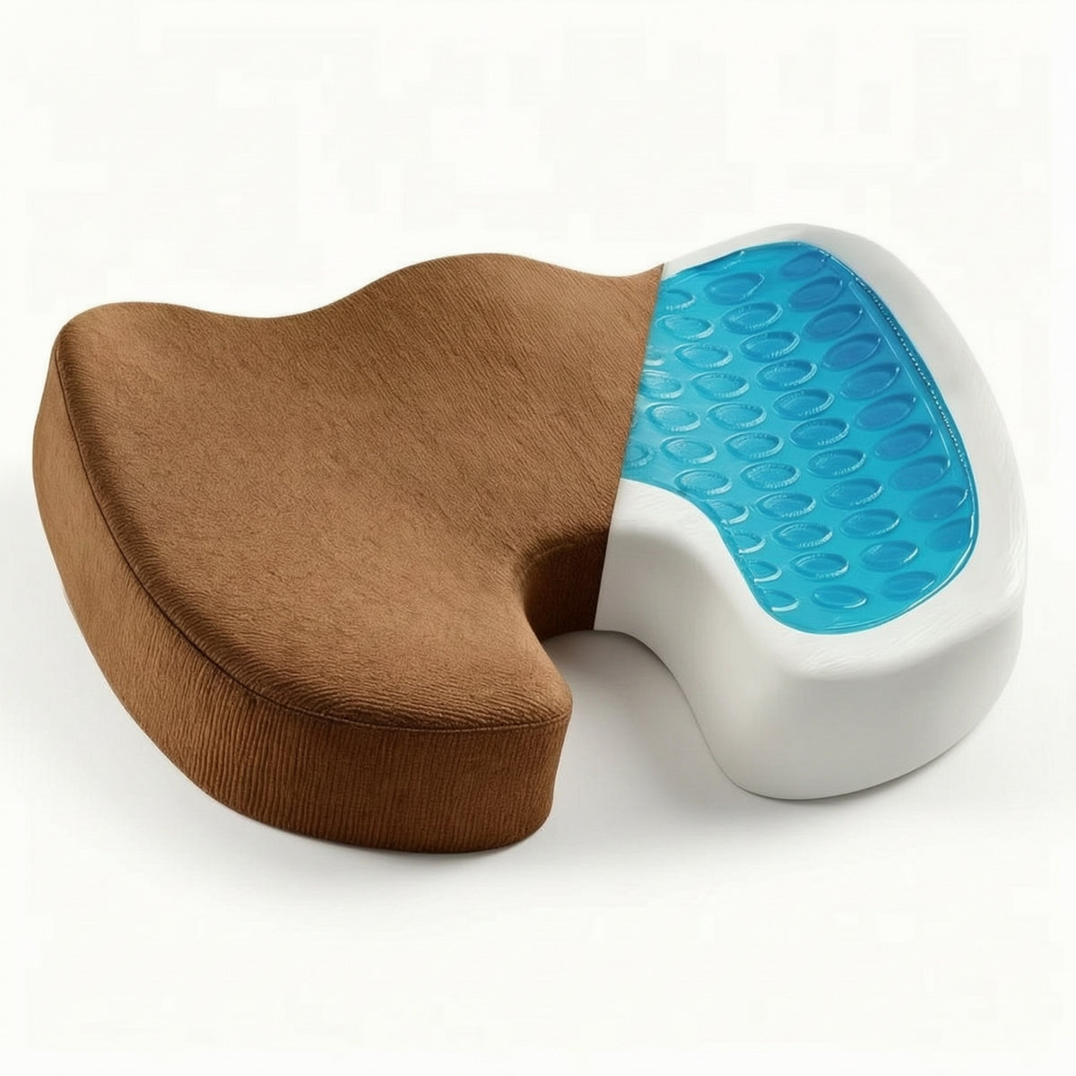 Gel Memory Foam Seat Cushion Ergonomic Chair Pad Soft for Office Workers