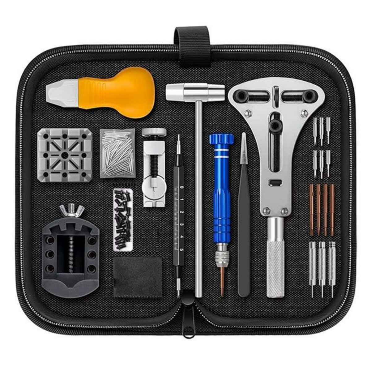 Watch Repair Kit Compact Watch Tool Kit with Case Easy to Use Spring Bar Tool for Home