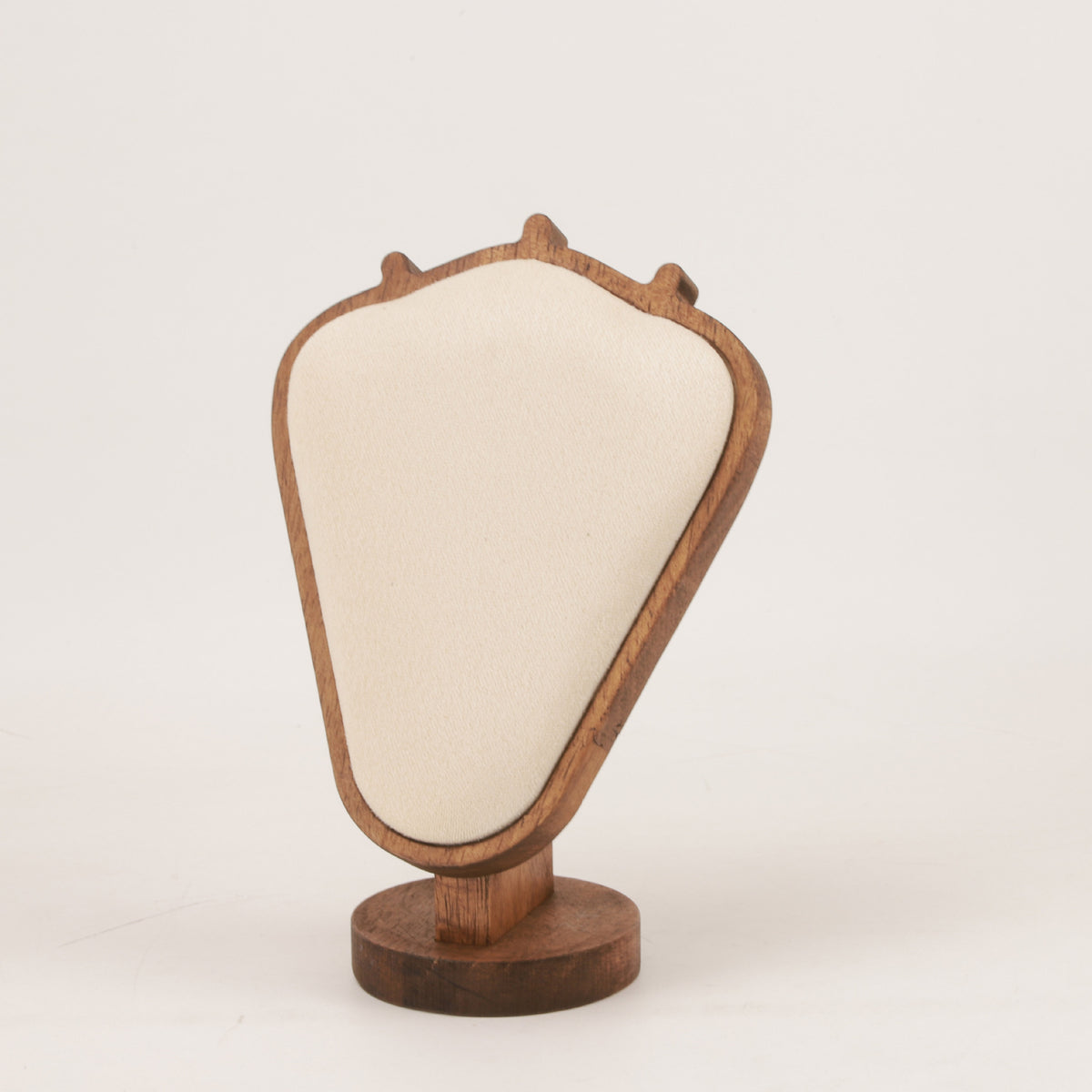 Beige / Walnut Velvet
