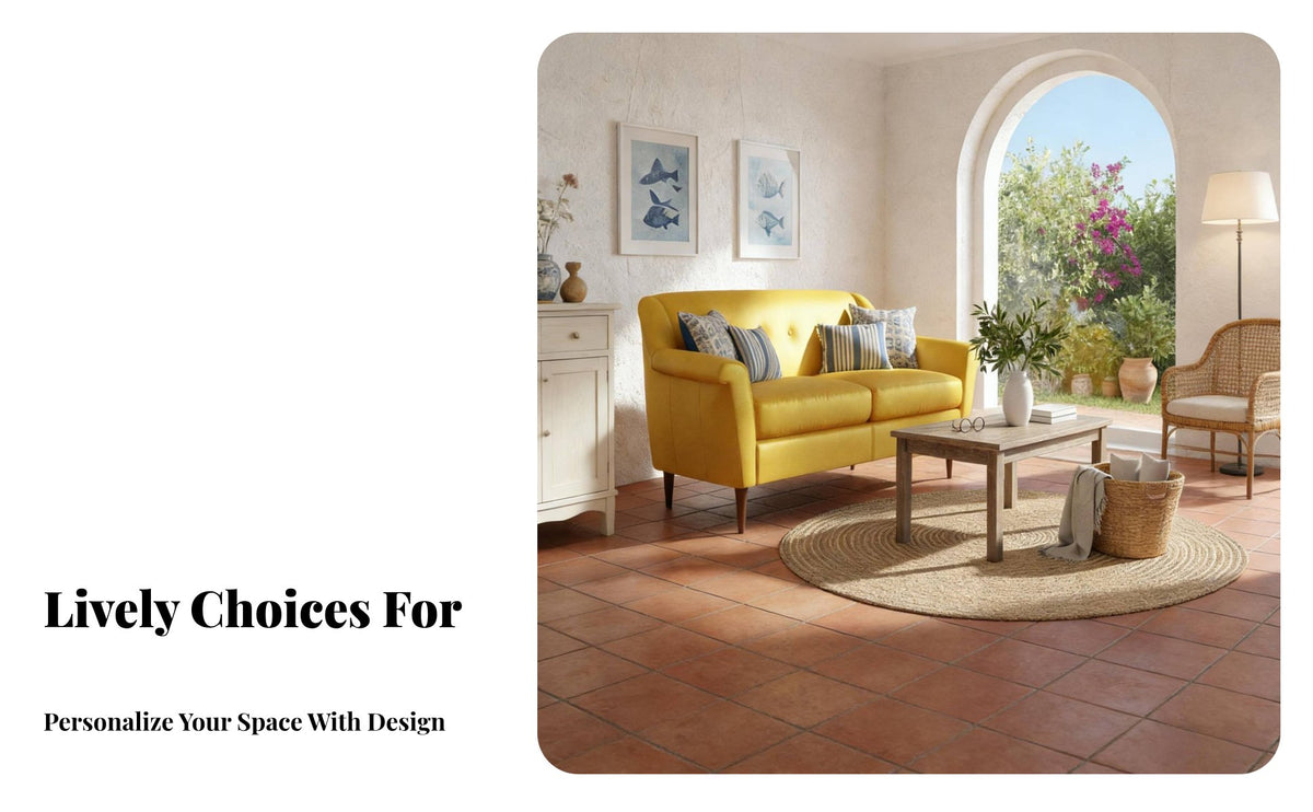 3 Pieces Multi-Piece Couch Set Mediterranean design Living Room Furniture Rustic Country Design Upholstered Seating for Homeowners, Lounging, Lounge