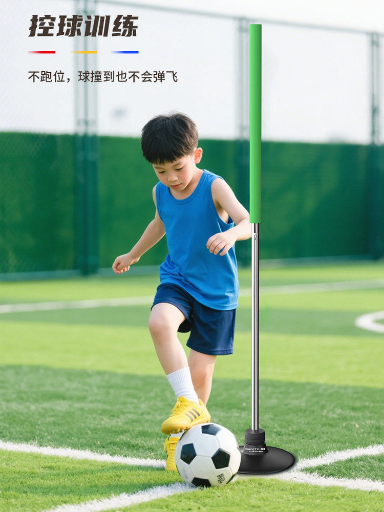 Self-Righting Rebound Marker Pole for Basketball and Soccer Training