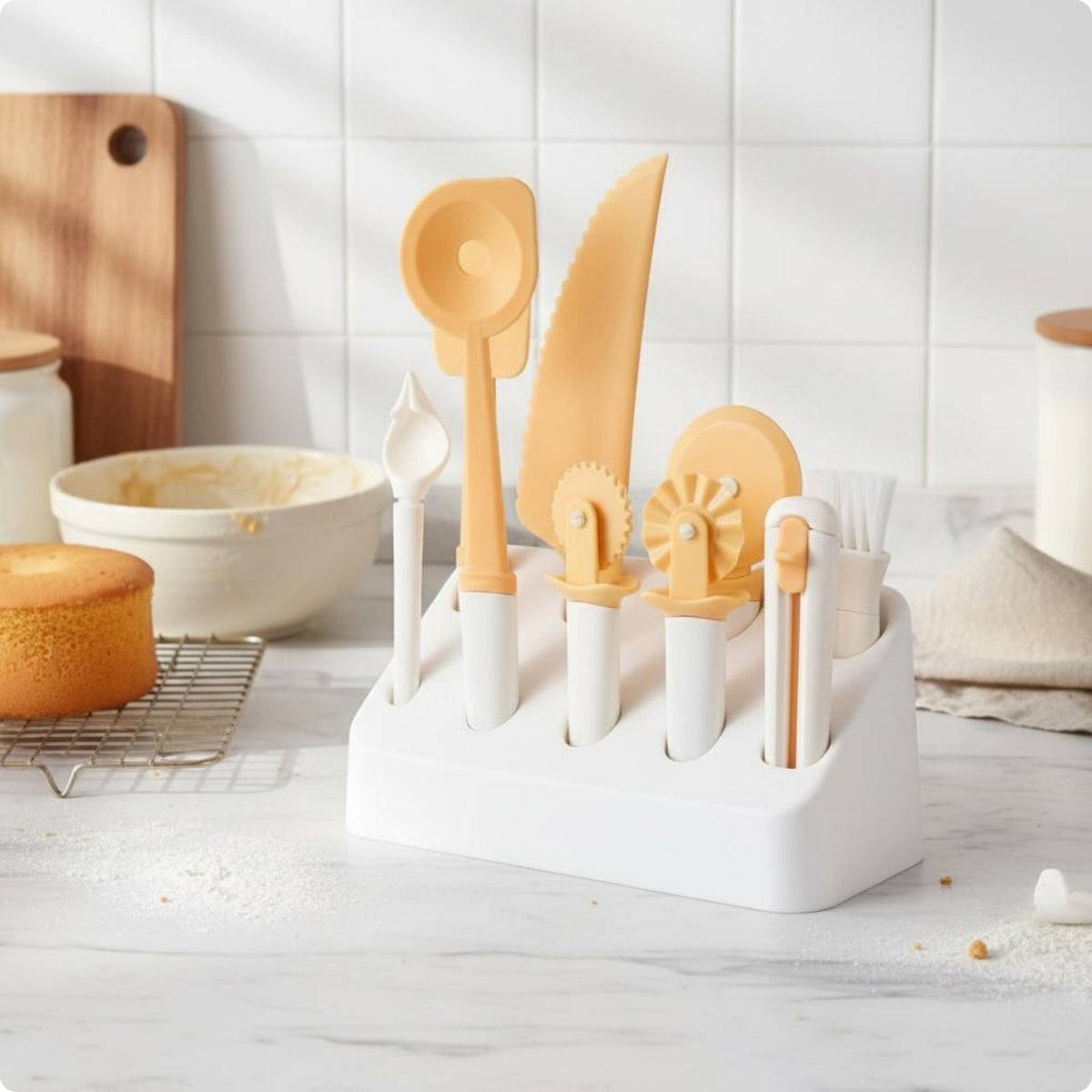 9 Pieces Pastry Brush and Set Heat-Resistant Baking Utensil Kit Long-Lasting