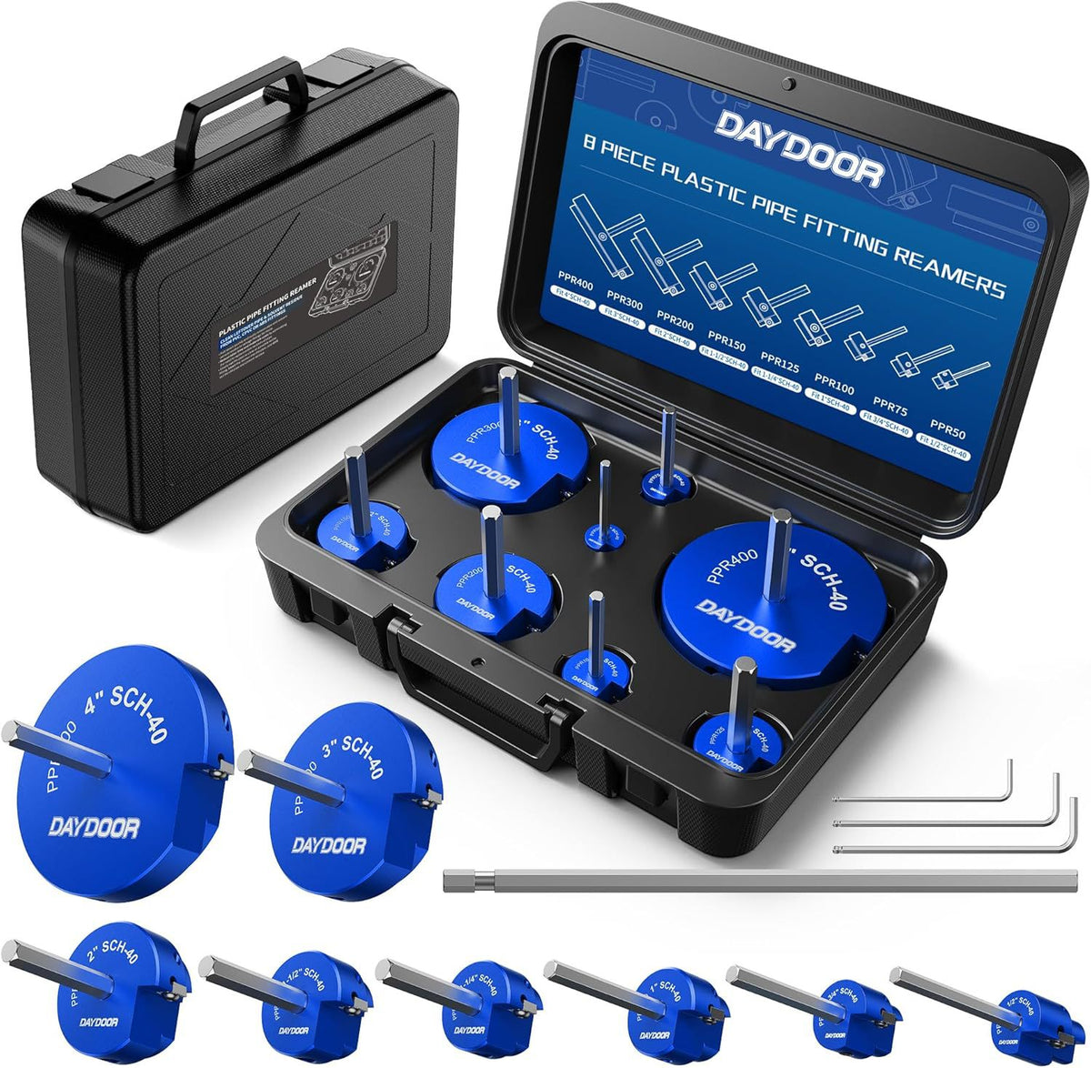 Blue 8 PC SET