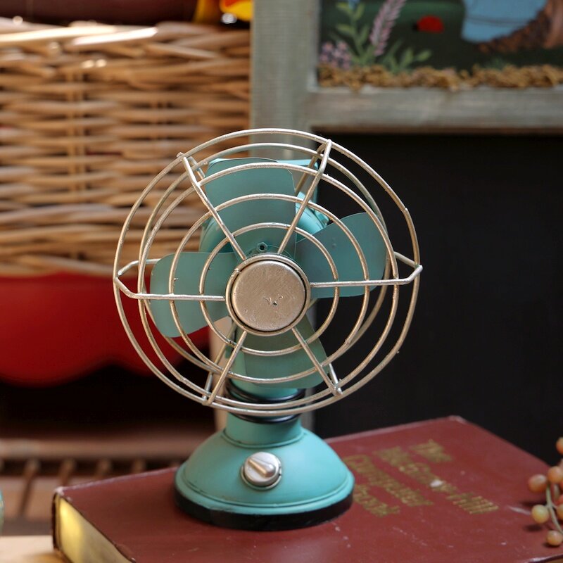 Blue Electric Fan