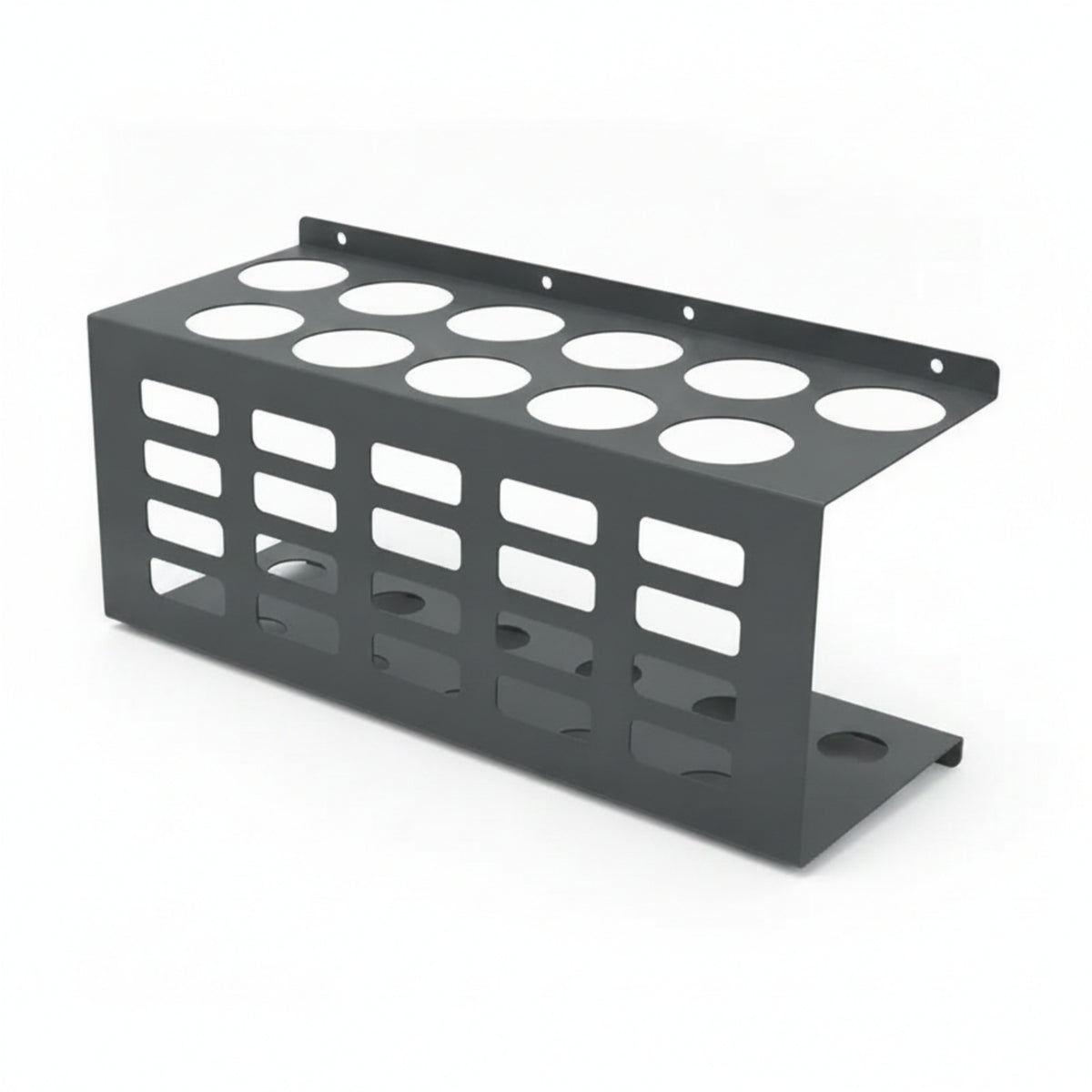 Silicone Holder with Shelf Multi-Hole Caulk Tube Organizer Space-Saving