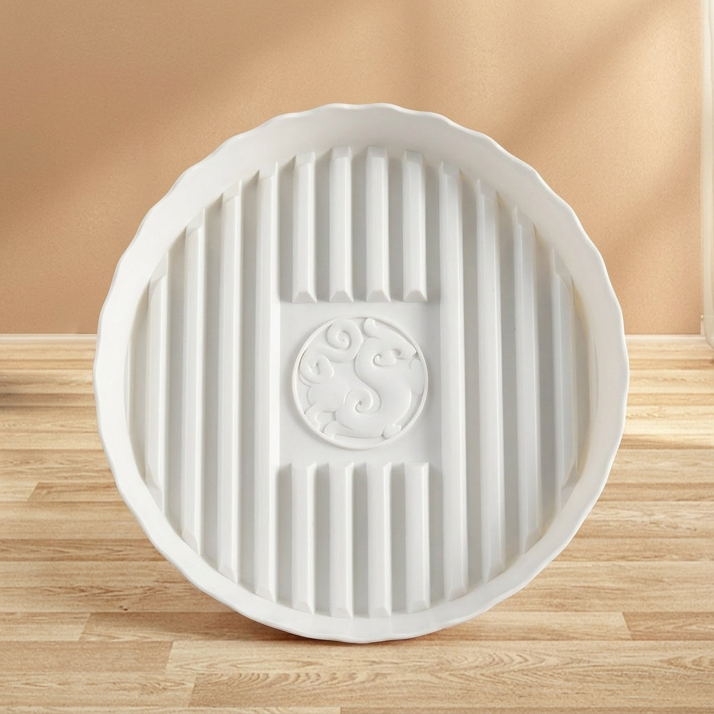 Plant Saucers for Potted Plants, Heavy Duty Round Drip Tray with Smooth Rim, Deepened Plant Pot Saucer and Simple Style Plant Trays for Indoor