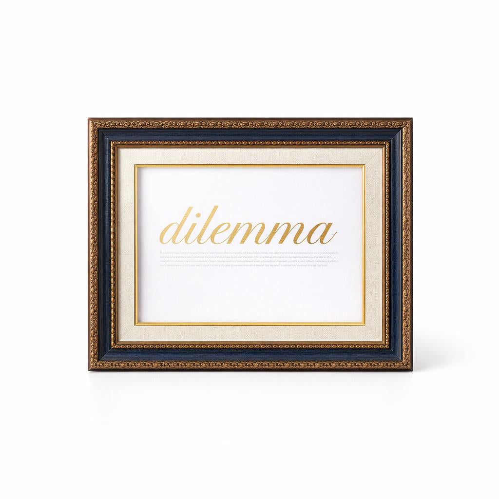 Vintage Resin Picture Frame for Office Desk, Handcrafted Resin Picture Frame, Di #variant:5 inch (8.9*12.8cm)