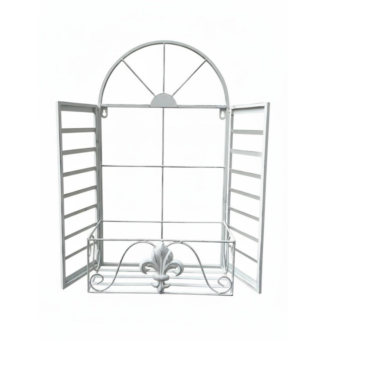 Arched opening Frame Rack Retro Design plant stand upright Display for Balcony
