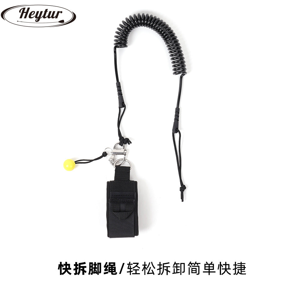 Surfboard SUP Quick-Release Leash 5mm Paddle Board Safety Rope Elastic Rope Wakeboard Detachable Spring Tow Rope