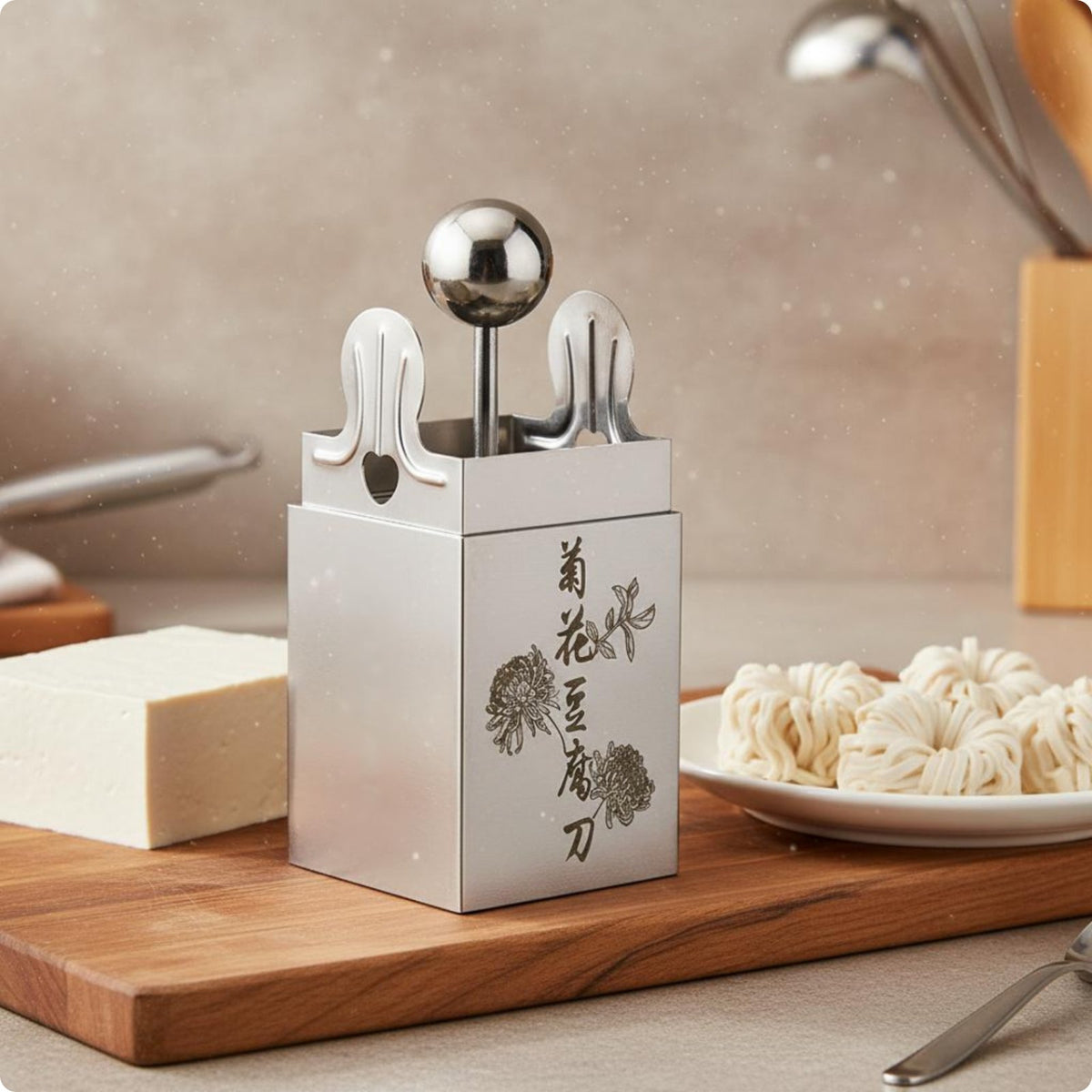 Wensi Tofu Creative Design Tofu Flower Beautiful Presentation