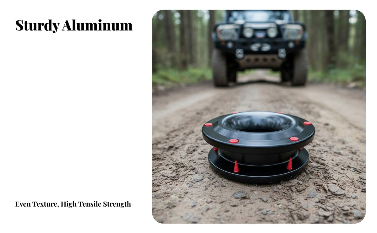 Low Friction Snatch Recovery Hoop Heavy Duty Winch Snatch Hoop High Breaking Strength for 4x4 Drivers, SUV Owners, Winching