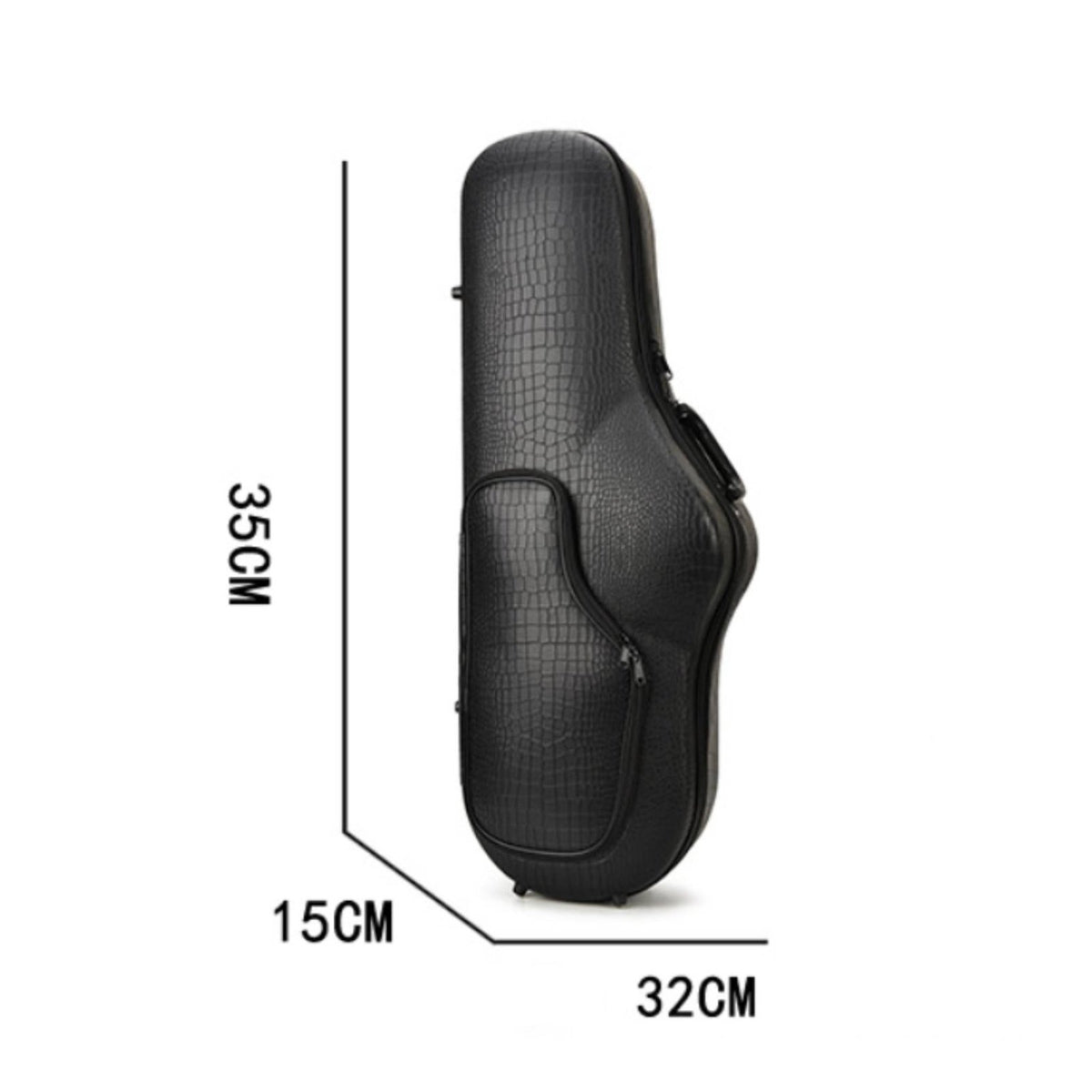 Tenor Saxophone Case Shockproof Musical Instrument Accessory Velvety Interior