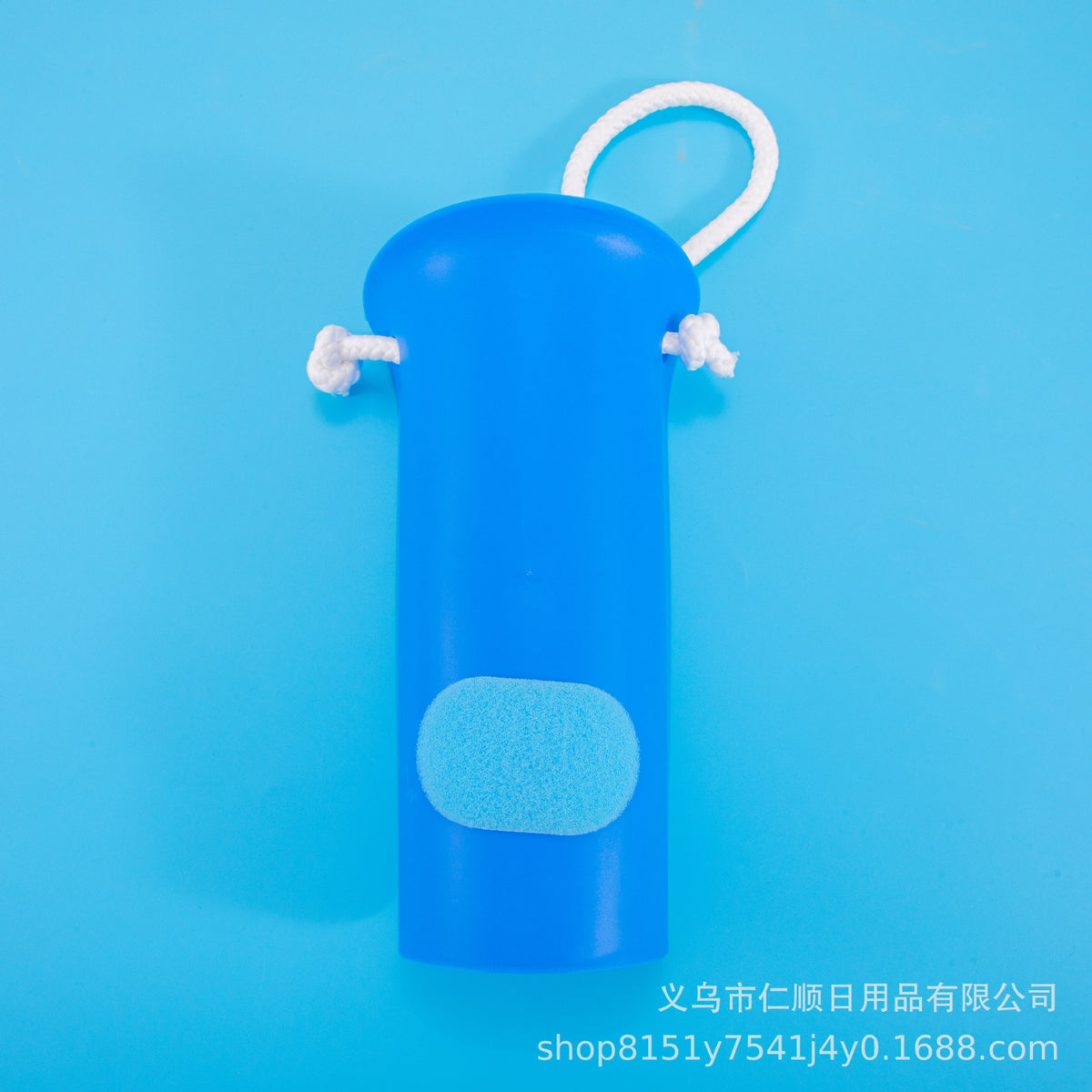 Blue Plastic Sock
