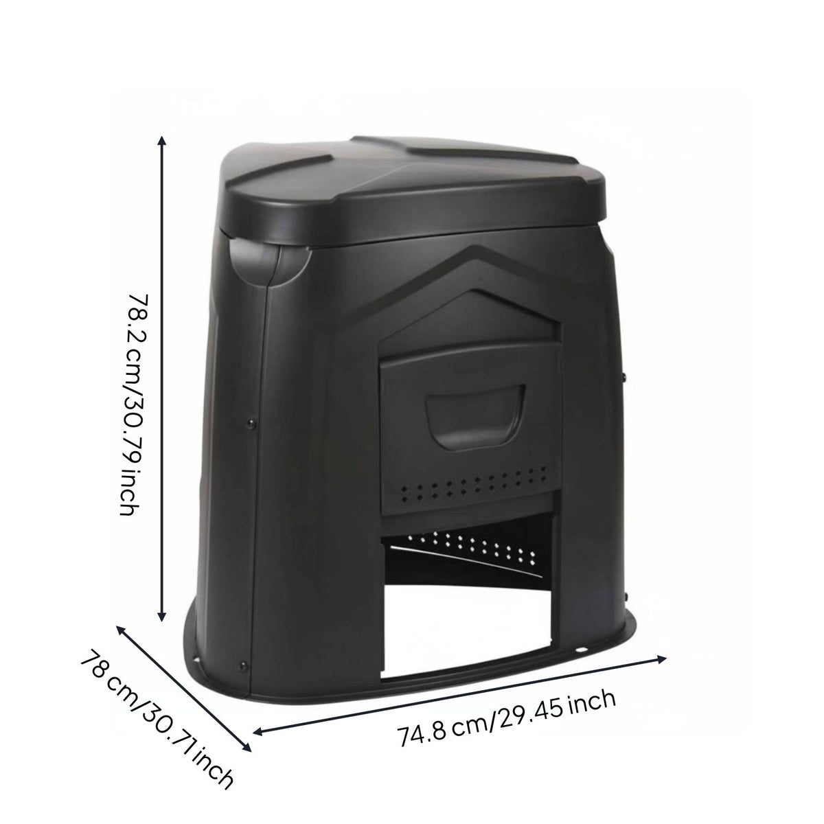 Outdoor Compost Bin Aerobic Fermentation Garden Compost Bin Sturdy and Waste Decomposer for Gardeners, Yard