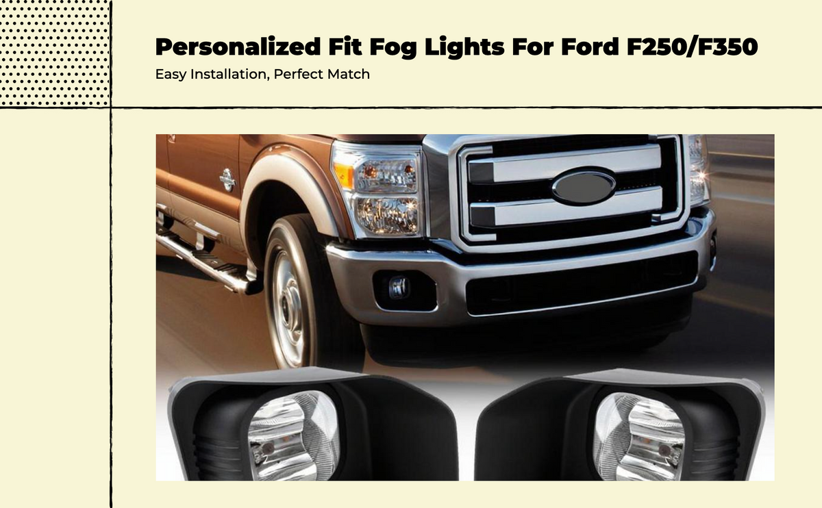 Ford F250/F350 LED Fog Light 2011-15