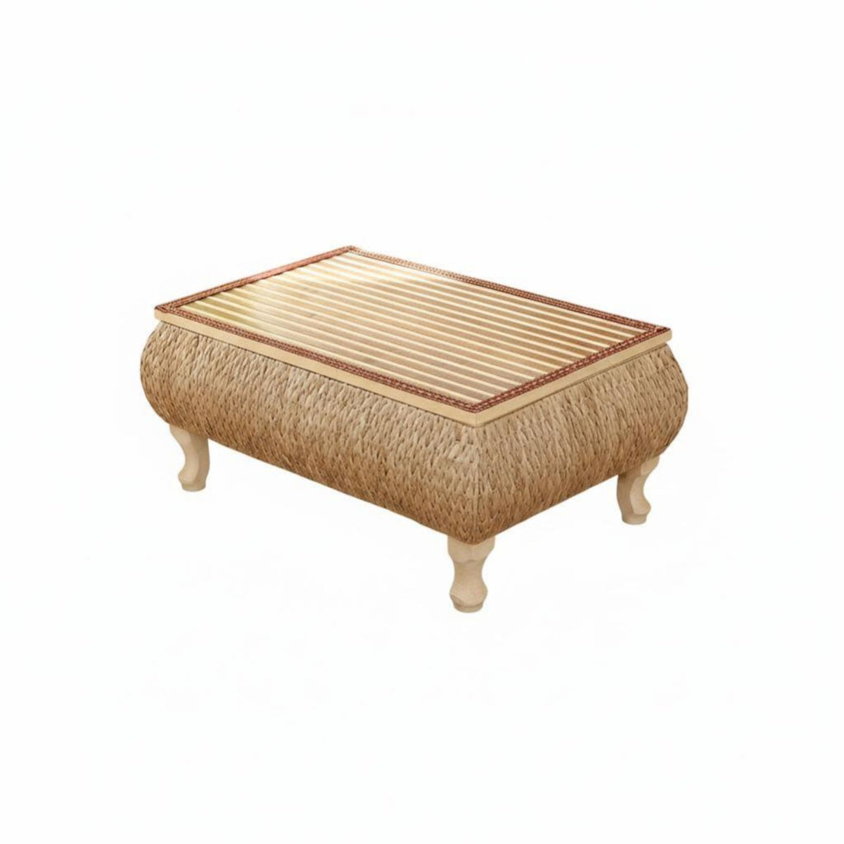 Japanese design Woven Top woven mat Table Serene Aesthetic Floor Desk Space-Saving Home Furniture space-efficient Design for Minimalists, Apartment Dwellers, People in Small Homes, Bay opening, Balcony, Living Room, Bedroom
