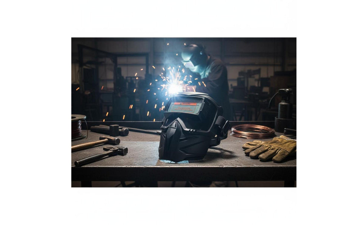 Auto Darkening Metal Joining Helmet /infrared Protection Full Face Metal Joining Helmet Full Face Welder Guard Lightweight Heat
