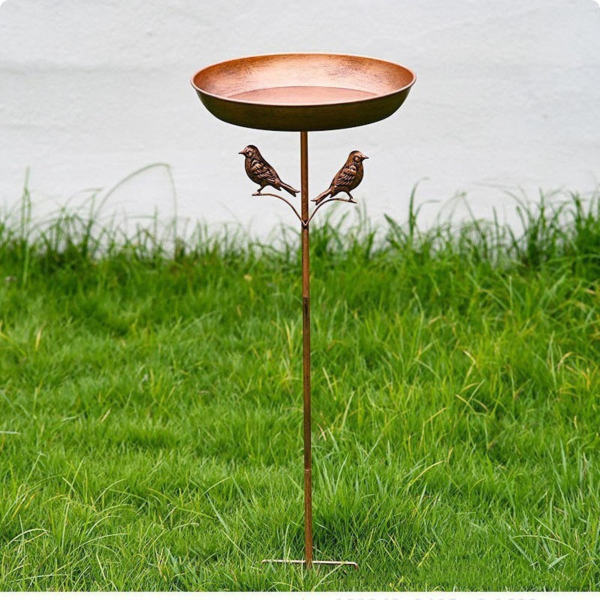Metal Bird Bath Stake Weather Resistant Bird Bath Stake Easy to Clean for Patio