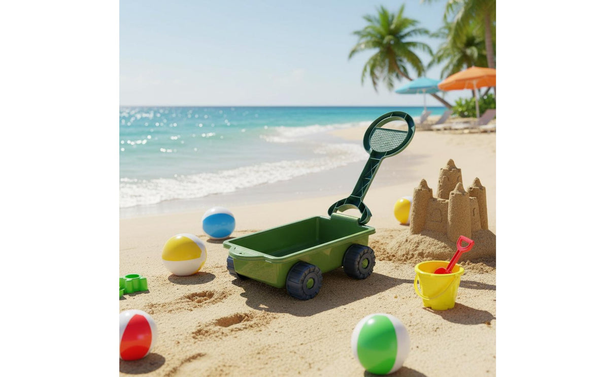 Safety Certified Dinosaur Sand Cart Toys Large Size Dinosaur Sand Toy Kit Long-Lasting Materials Promotes Creativity for Toddlers, Sandbox, Backyard