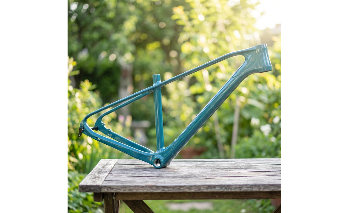 Shiny 27.5-Inch Mountain Bike Frame Lightweight Mountain Bicycle Frame Reinforced Modern for Trail Riding