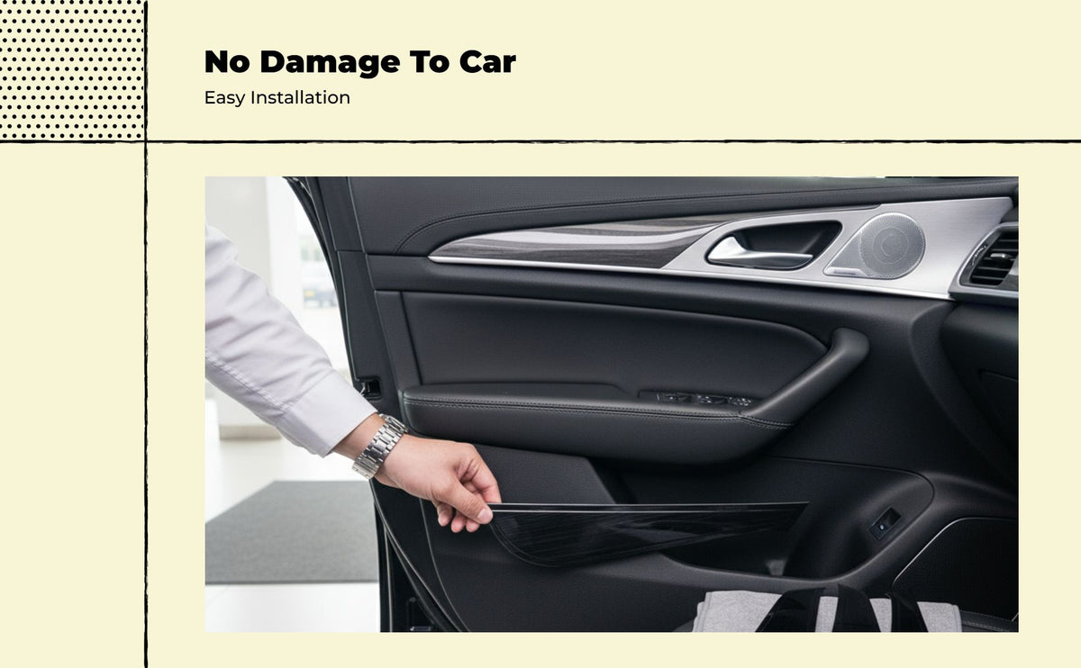 Carbon fiber waterproof door protector