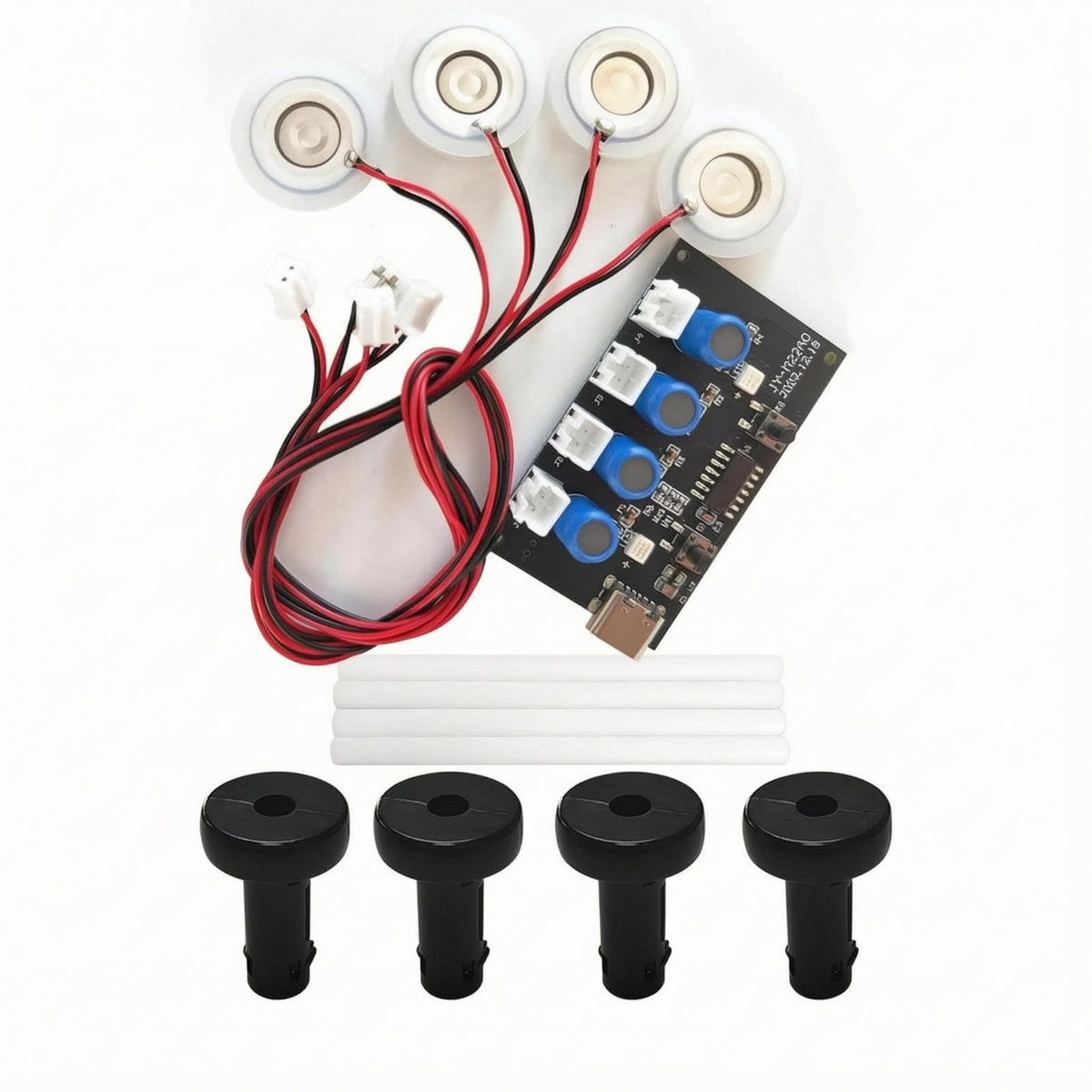 Humidifier Controller Board Mounting Holes Four-Head Misting Controller Black