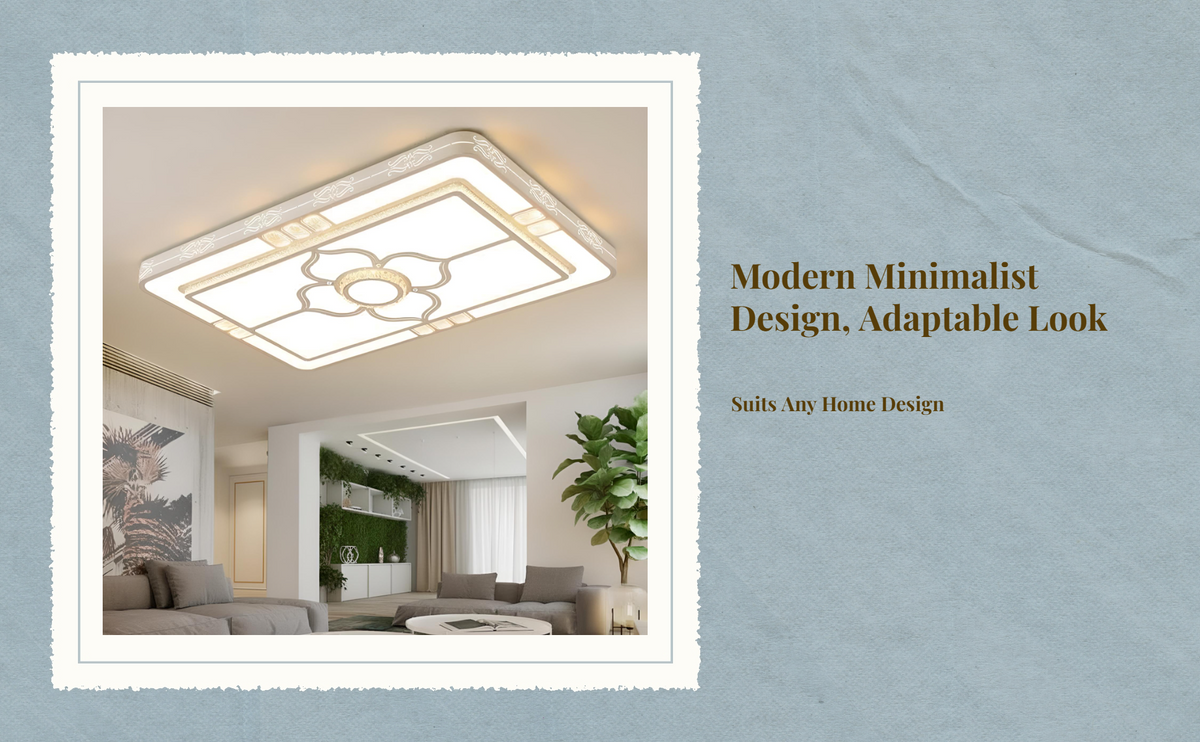 Dimmable LED flush mount light