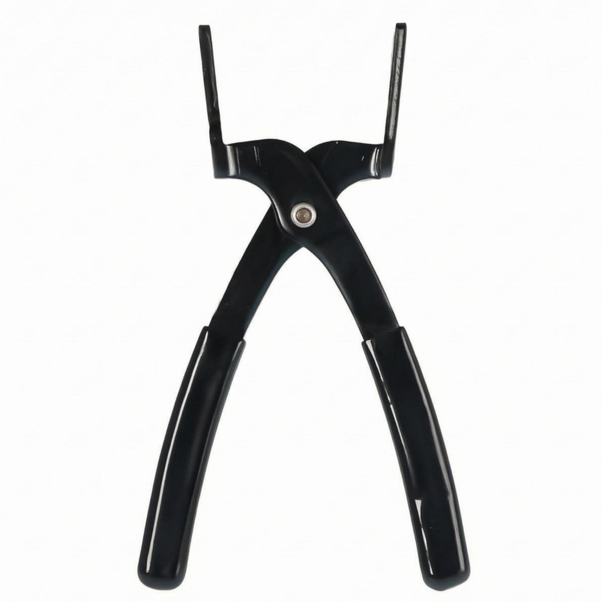Petrol Line Disconnect Pliers Black Metal Petrol Line Disconnect Tool Non-Slip Handle Forked Jaw Pliers