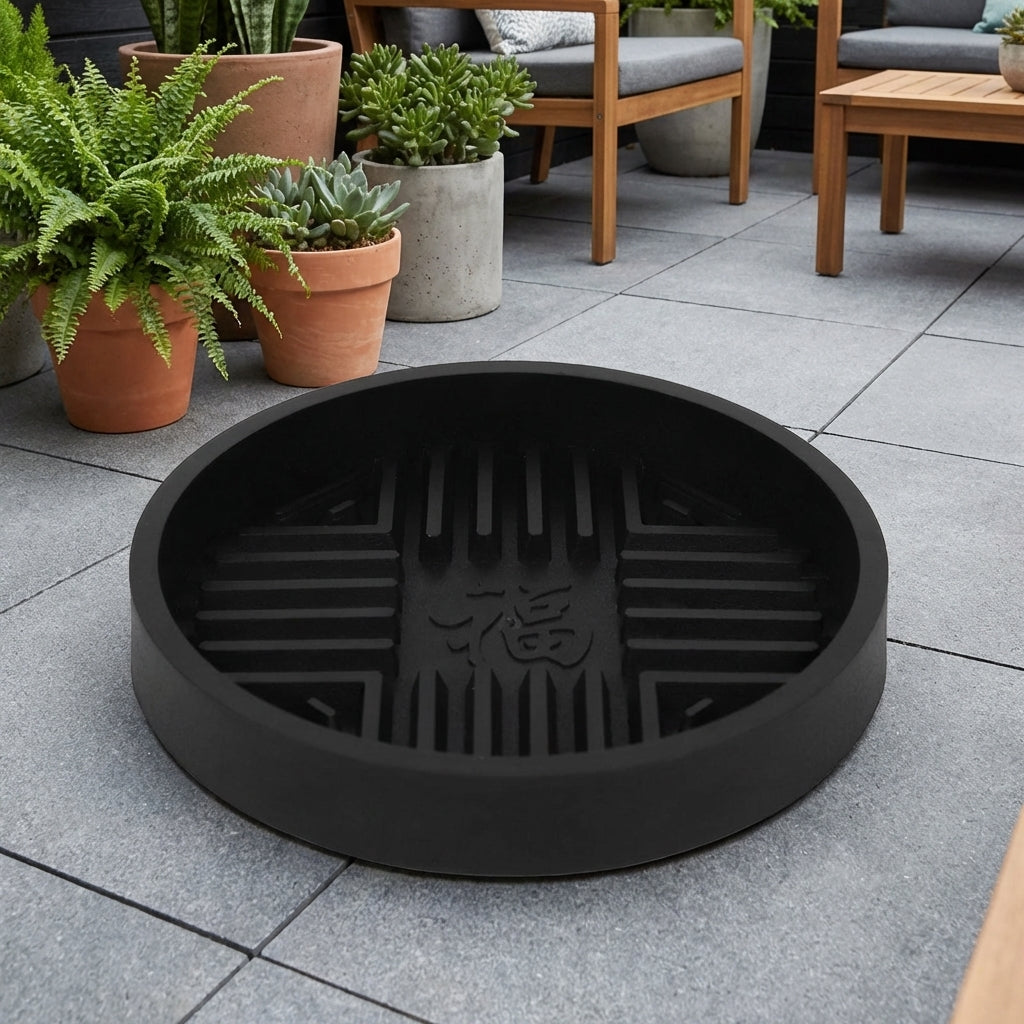 Plant Saucers for Outdoor Plants, Thickened PP Material Round Tray, Drip Tray and Plant Trays to Collect Excess Water for Potted Plants