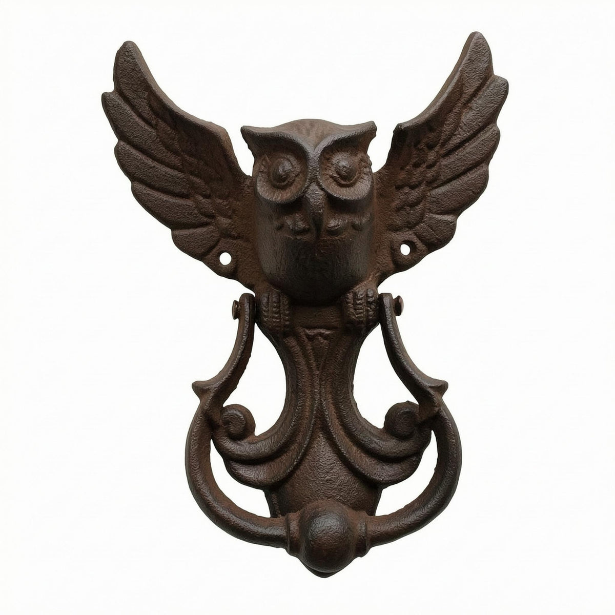 Cast Iron Owl Door Knocker Ornate Owl Door Knocker Long-Lasting
