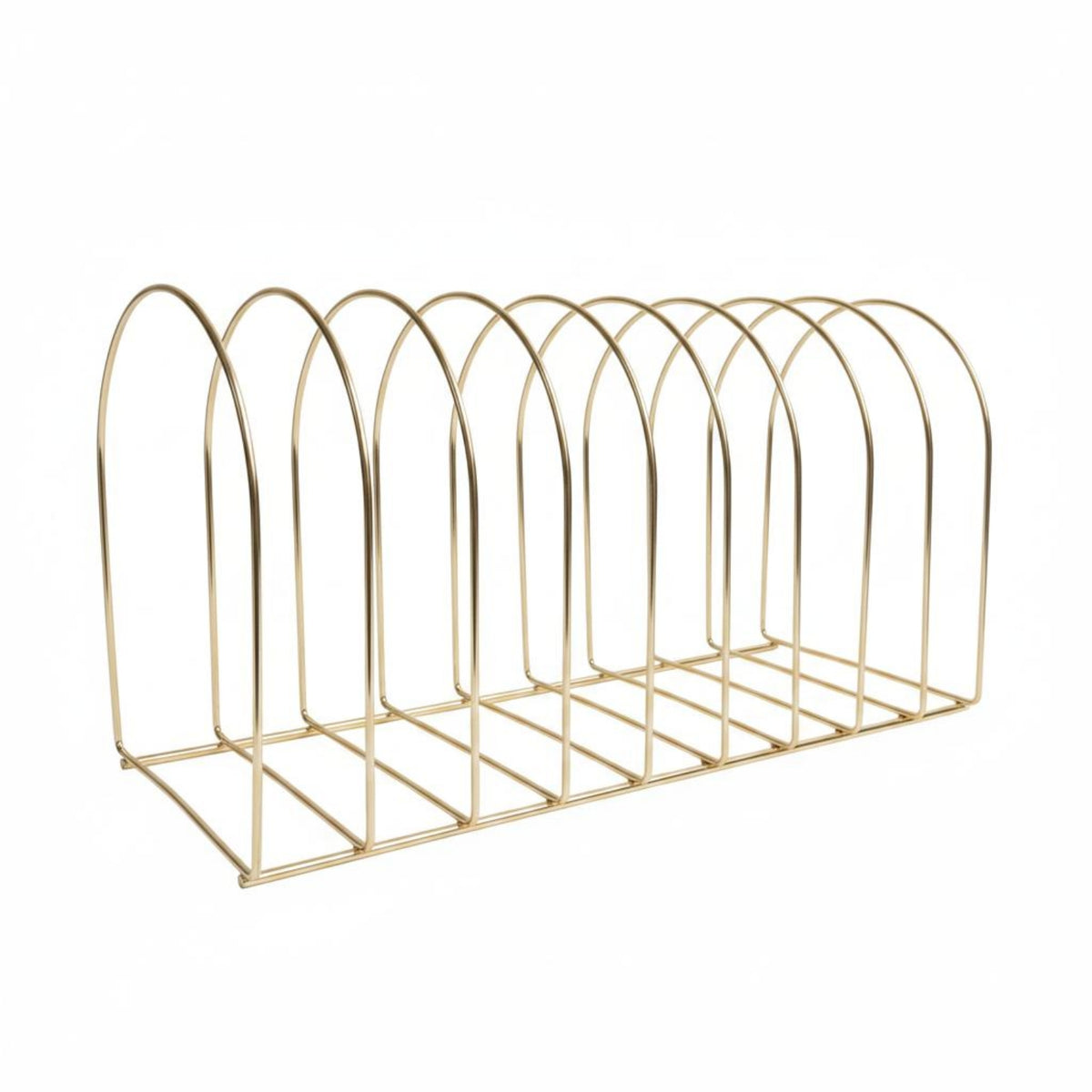 White 10opening Hat Stand Iron Beanie Display Stand Space-Saving for Boutique