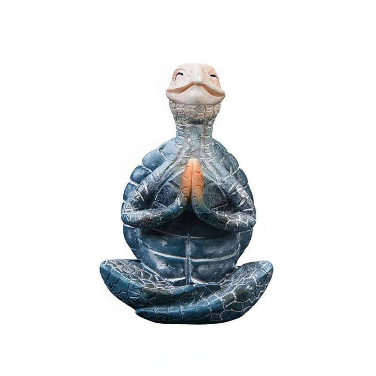 Turtle Meditation Statue Peaceful Design Relaxing Touch for Desktop