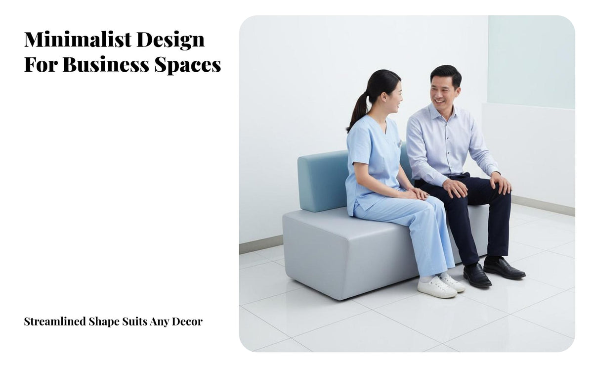 Nordic Design Square siderest Sofa Minimalist stylistic Multi-Seat Waiting Bench configurable assembly Reception Seating Business-Grade for Patients, Clients, tailoreders, medical office, Hospital, Lobby, Lounge
