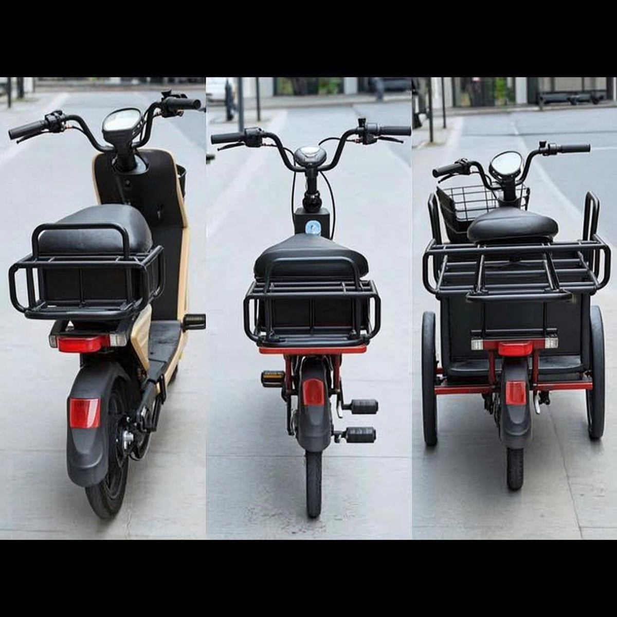 Heavy Duty Rear Cargo Rack Utility Bike Cargo Rack Long-Lasting Adjustable for Commuters, Mopeds