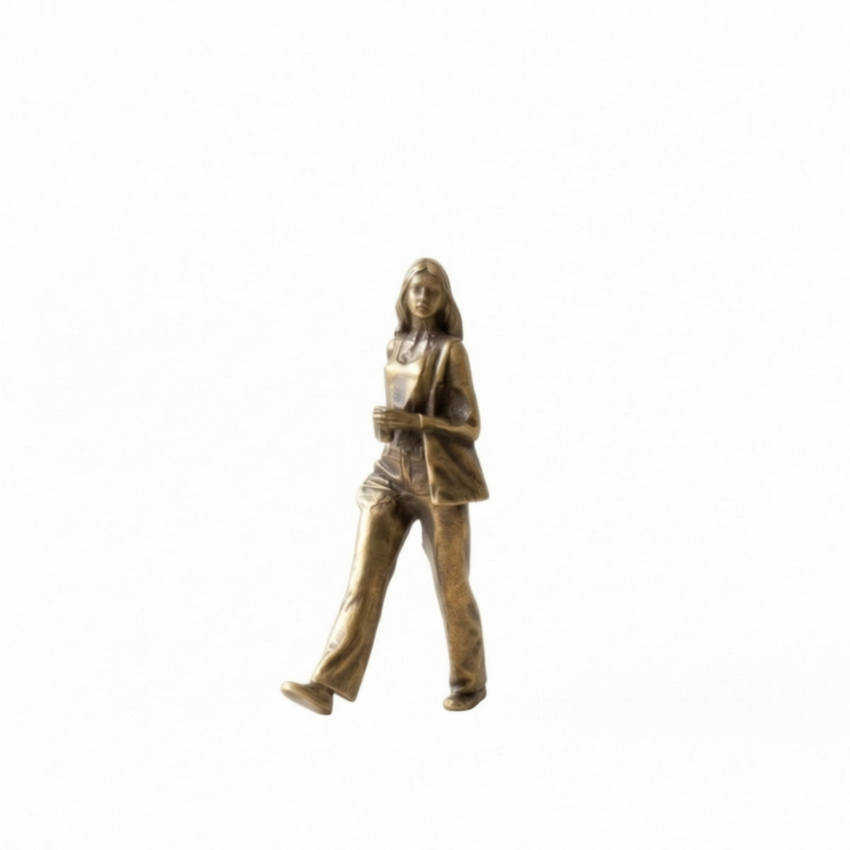 1:64 Scale Figurine Clothing Folds Miniature Woman Figurine Photography Prop