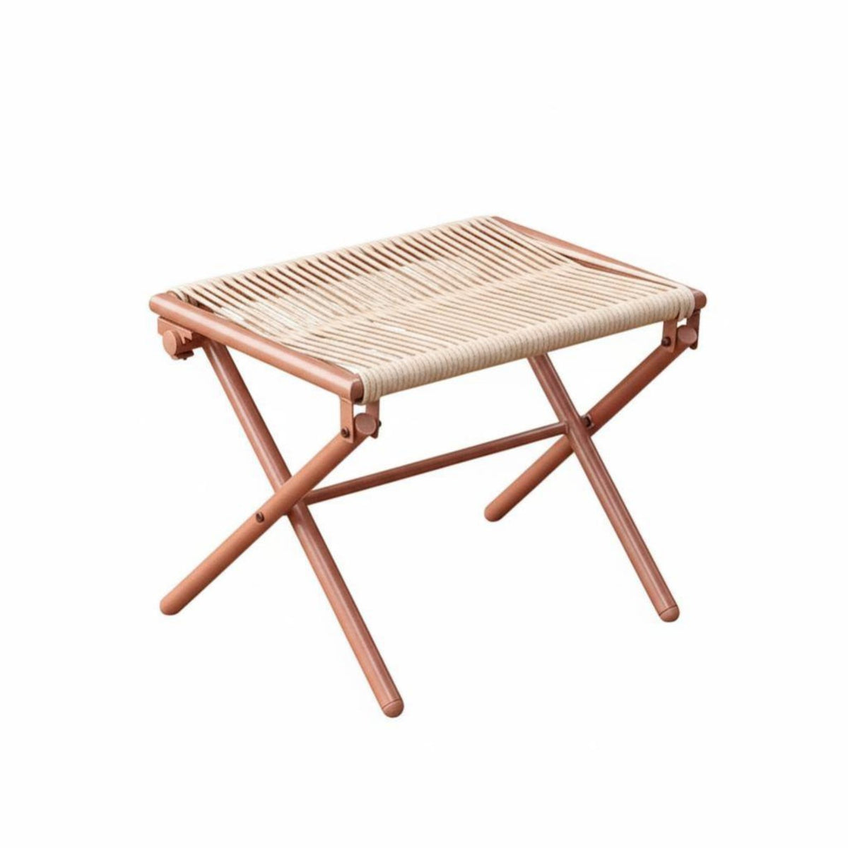 Woven Leg Rest Multifunctional Footrest Compact Design for Bedroom, Homeowners