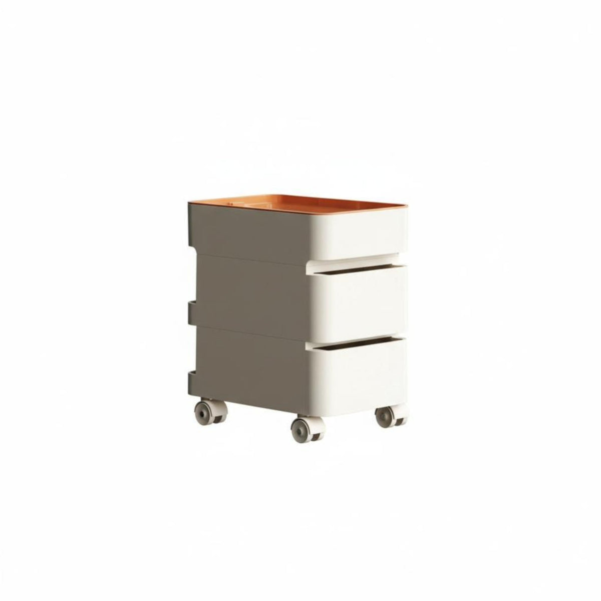 3-Tier Rolling Organizer 360-Degree Rotation 3-Tier Utility Cart Anti-Rust