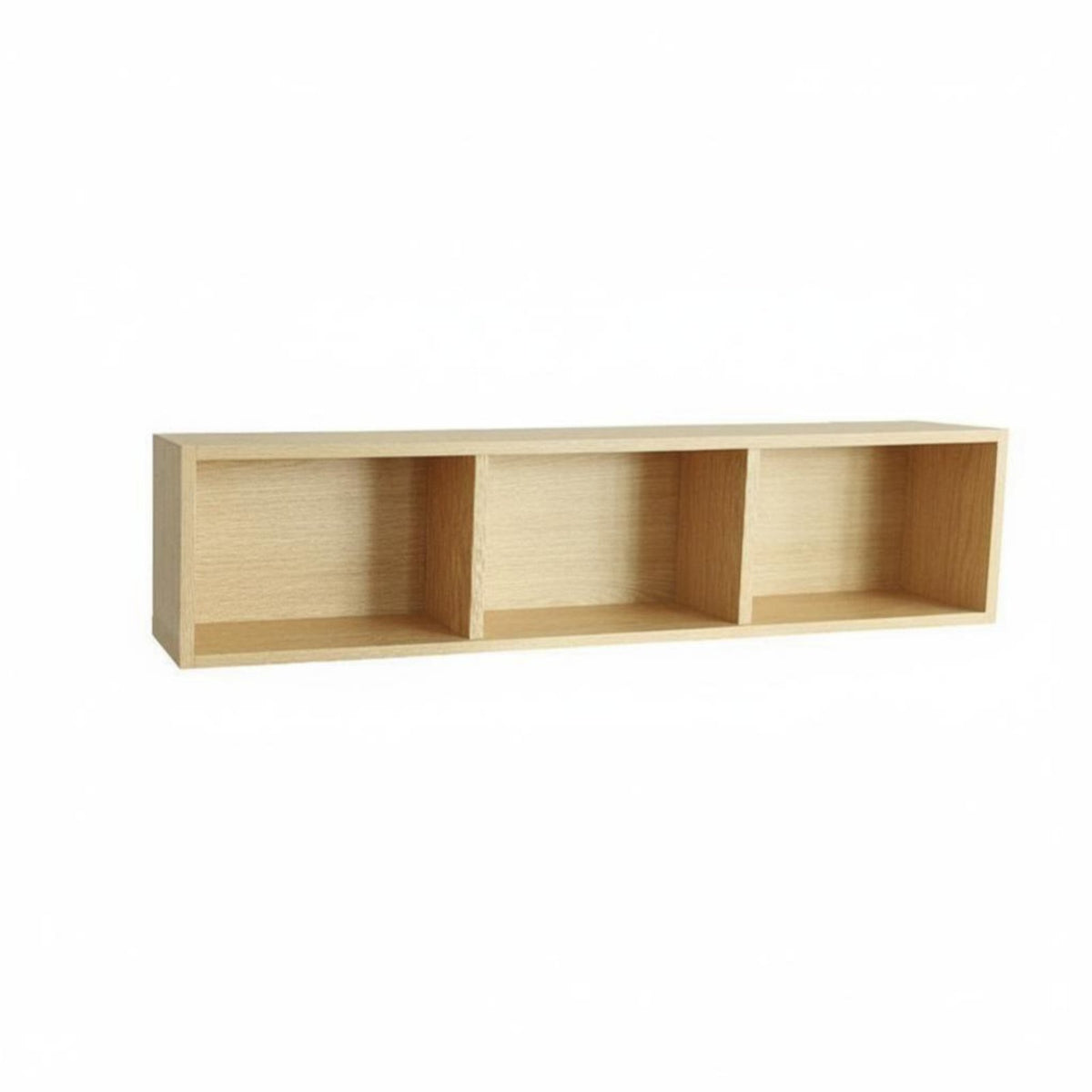 Wall-Mounted Cubby Shelf Japanese Design Multi-Compartment Wall Organizer