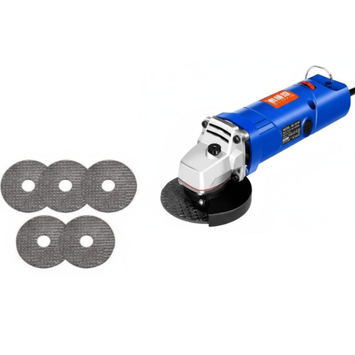 Mini Angle Grinder, Variable Speed Electric Rotary Tool, Grinding, Polishing, Cutting, for DIY Projects, Woodworking, Metalworking, Handcraft