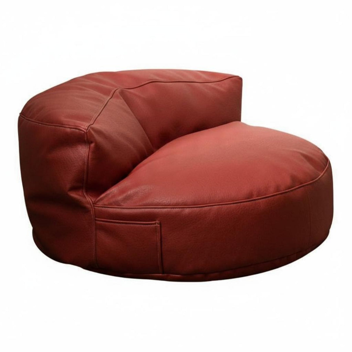 Caterpillar Lounger Integrated Spine Support Padded Floor Lounger Multi-Functional Plush Fabric for Teens, Kids, Balcony