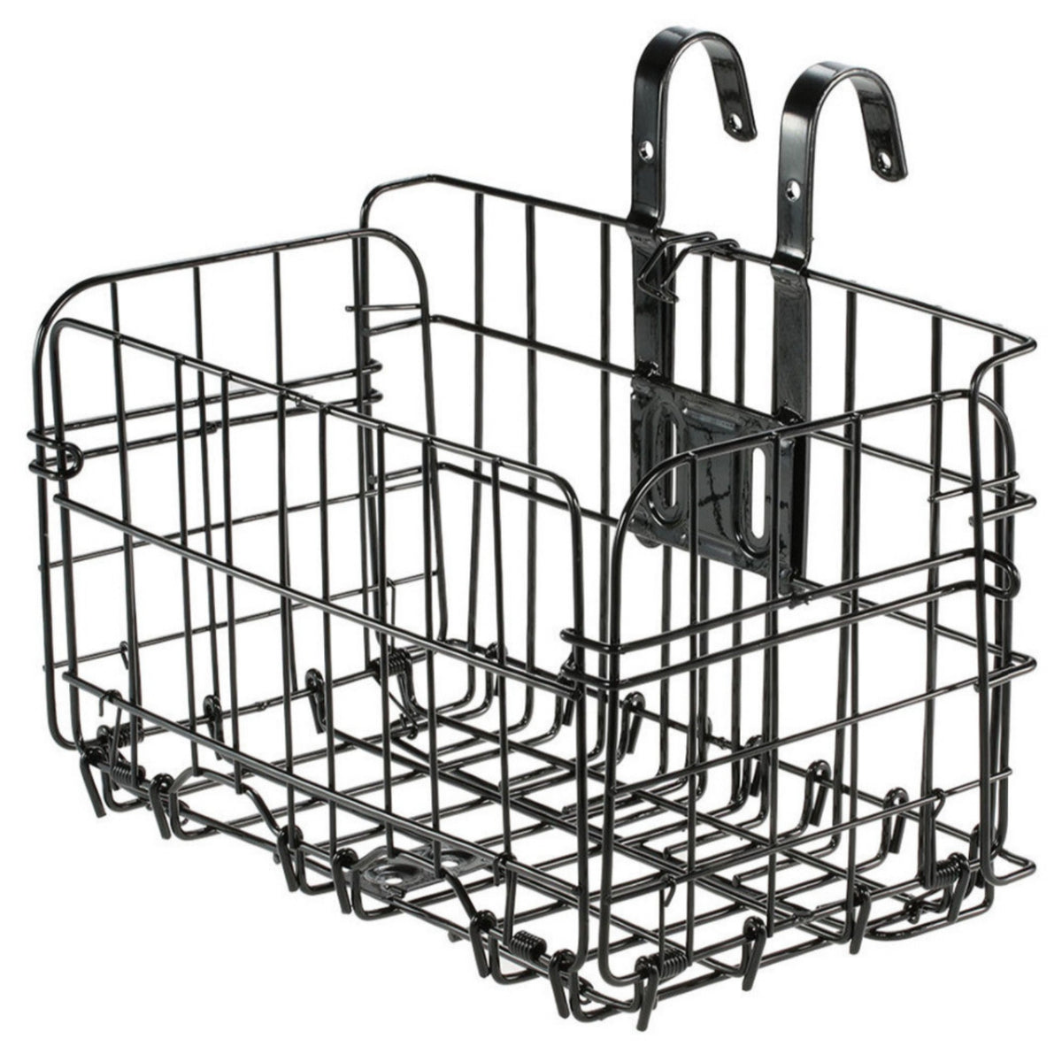 Space-Saving Wire Mesh Cycle Basket Portable Foldable Bike Basket Long-Lasting Strong for Commuters