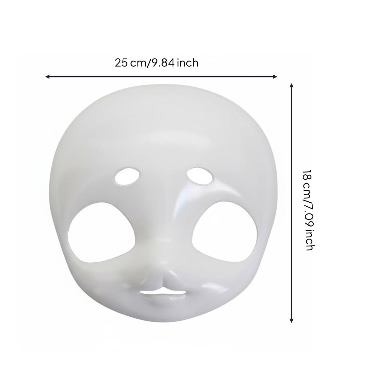 Character Head Base Headpiece Form Non-Deformable Blank mask Face Covering Odorless DIY Fursuit Head Base for Cosplayers